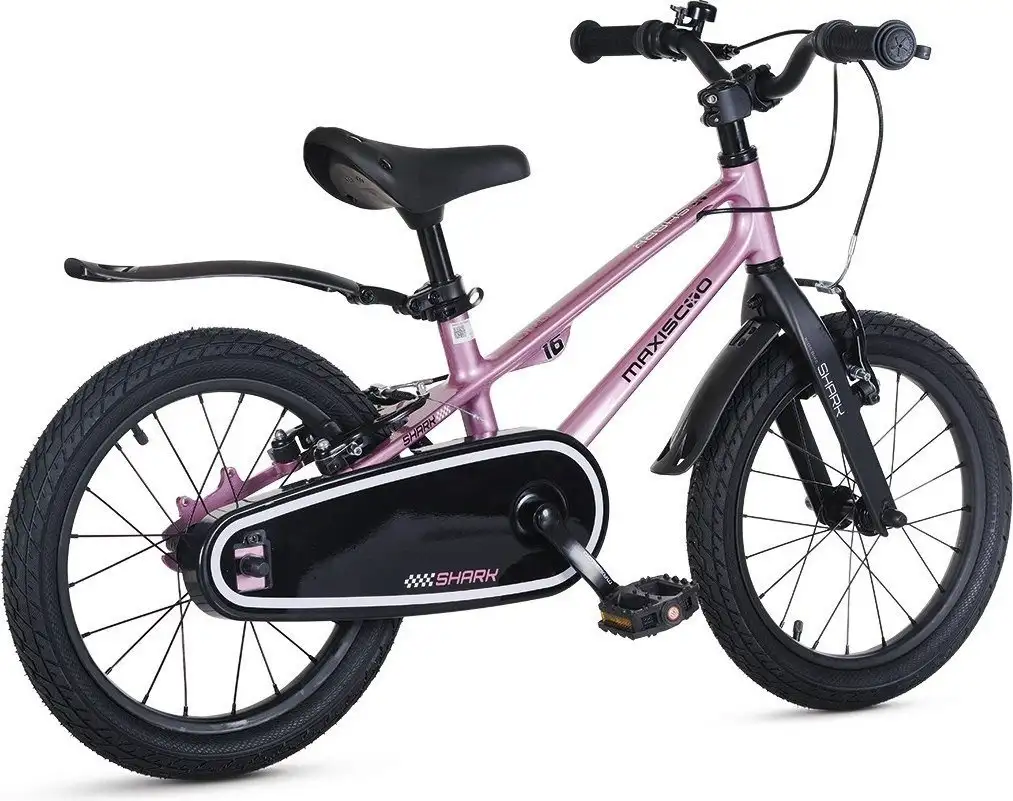 Детский велосипед Maxiscoo Shark Sport 16 2025 MSC-SH1643 (розовый жемчуг) – фото товара