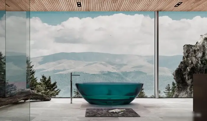 Ванна Abber Kristall 180x85 AT9702 Aquamarin - фото товара