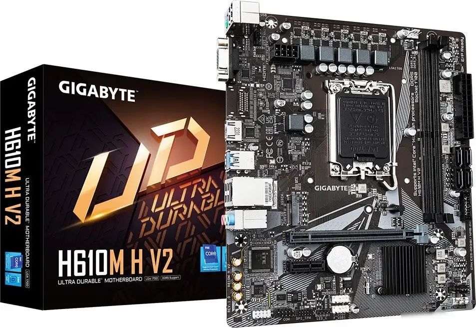 Материнская плата Gigabyte H610M H V2 (rev. 1.0) – фото товара