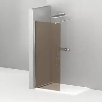 Душевая стенка Cezares LIBERTA-L-1-120-BR-Cr