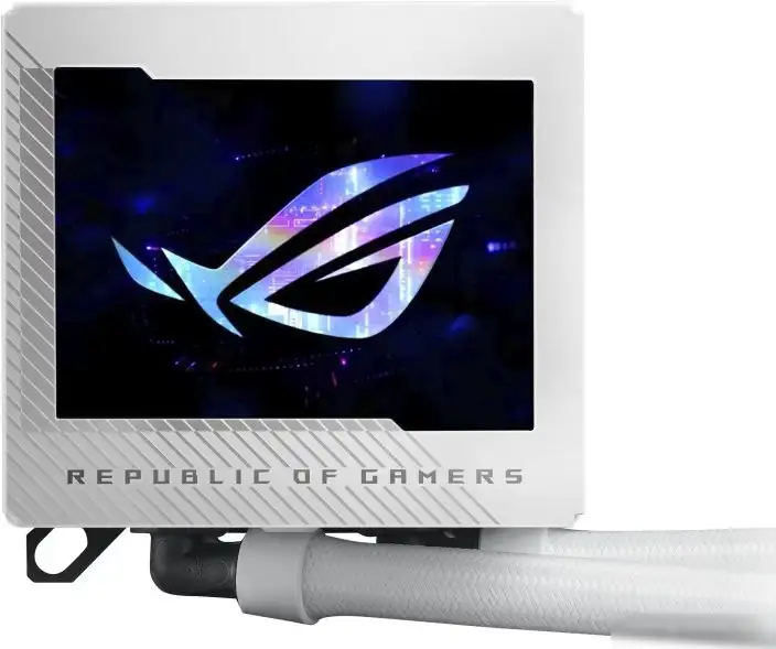 Система жидкостного охлаждения для процессора ASUS ROG Ryujin III 240 ARGB White Edition – фото товара