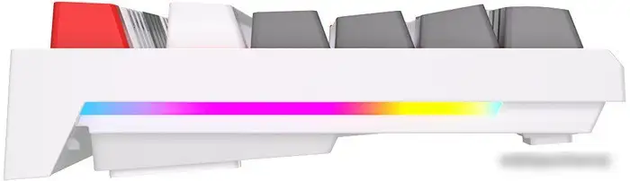 Клавиатура Royal Kludge RK-R87 RGB (белый, RK Brown) – фото товара