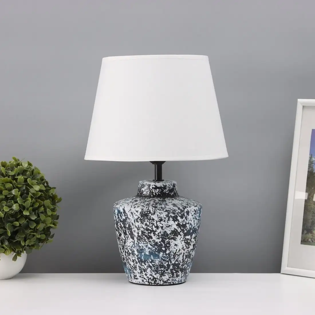 Настольная лампа Risalux Клауд 10689389 (черный/белый)