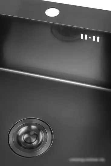 Кухонная мойка Saniteco 5045 Nano (с сифоном, дозатором и коландером) - фото товара