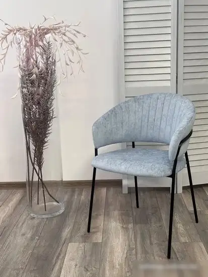 Стул M-City Гемма 688M05704 (Rain 7 Breeze/черный) – фото товара