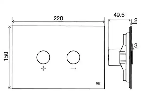 Инсталляция для унитаза OLI 885055+887610 - фото товара