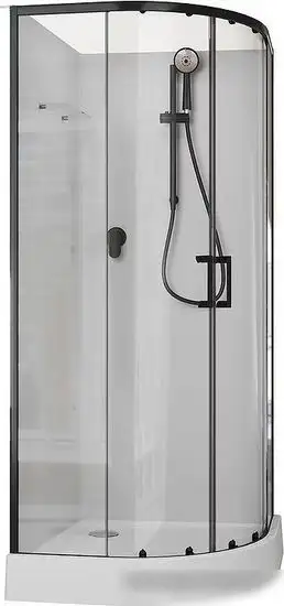 Душевая кабина Aquanet Passion Evo R 80 (черный) - фото товара