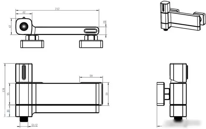 Смеситель Esko Abu Dhabi ABU54 - фото товара