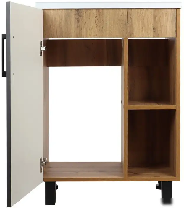 Doratiz Тумба под умывальник Лофт 50 9912.017 (графит/ватан) – фото товара