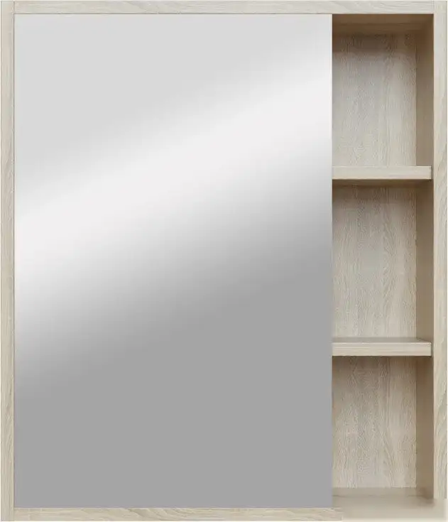 Mixline Шкаф с зеркалом для ванной Милтон-60 557615 – фото товара
