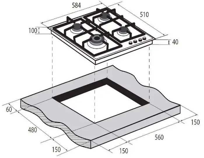 Варочная панель ZUGEL ZGH602B - фото товара