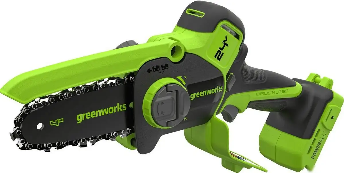 Аккумуляторная пила Greenworks CS2410AK4 CS2410AUB (с 1-им АКБ, сумка) – фото товара