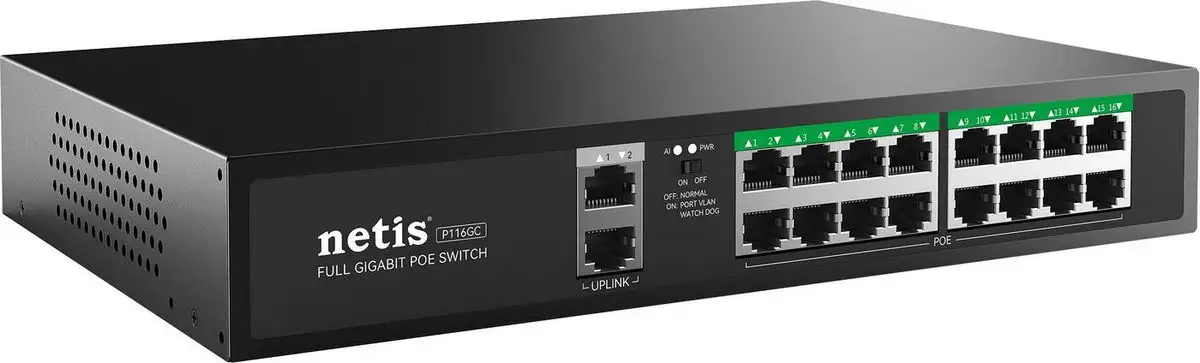 Неуправляемый коммутатор Netis P116GC – фото товара