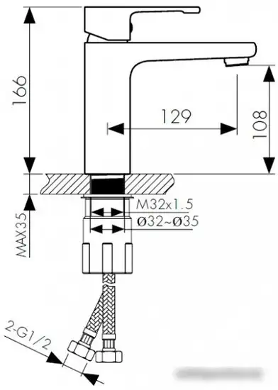 Смеситель Kaiser Elite 01011-2 - фото товара