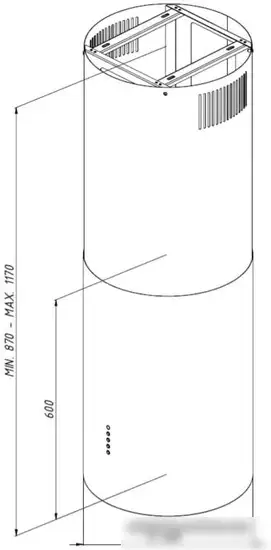 Кухонная вытяжка Akpo Balmera Eco 40 WK-4 (золото) - фото товара