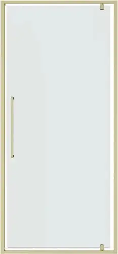 Душевая дверь Niagara Nova NG-45-10ASG 100х195 (золото сатин/прозрачное стекло) - изображение в каталоге