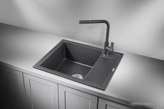 Кухонная мойка Granula GR-6002 (черный) - фото товара