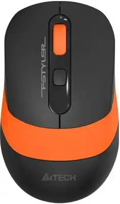Мышь A4Tech Fstyler FG10S (черный/оранжевый)
