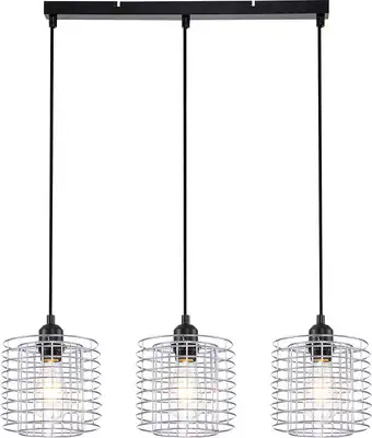 Подвесная люстра Escada Grid 10190/3S E27*40W Chrome – изображение в каталоге