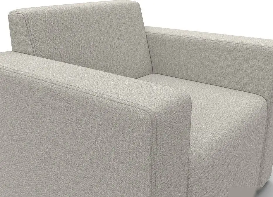 Интерьерное кресло Лига диванов Лига-093 132460 (рогожка Амур 02 бежевый)