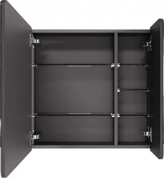 Акватон Шкаф с зеркалом для ванной Ар-Деко 65 1A291602DD8D0 (серый кобальт) – фото товара