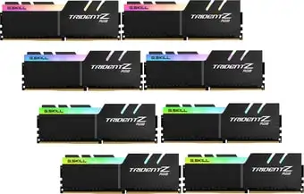 Оперативная память G.Skill Trident Z RGB 8x8GB DDR4 PC4-32000 F4-4000C18D-64GTZR – изображение в каталоге