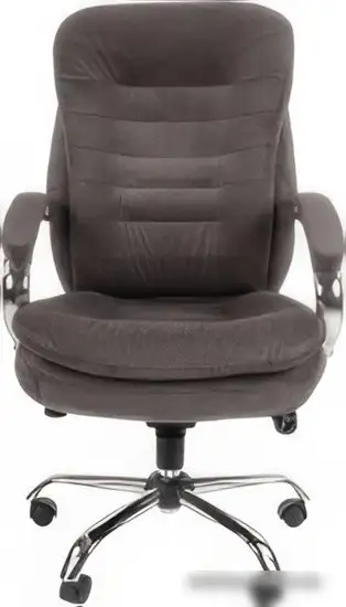 Кресло CHAIRMAN Home 795 с пледом (Т-55 серый) – фото товара