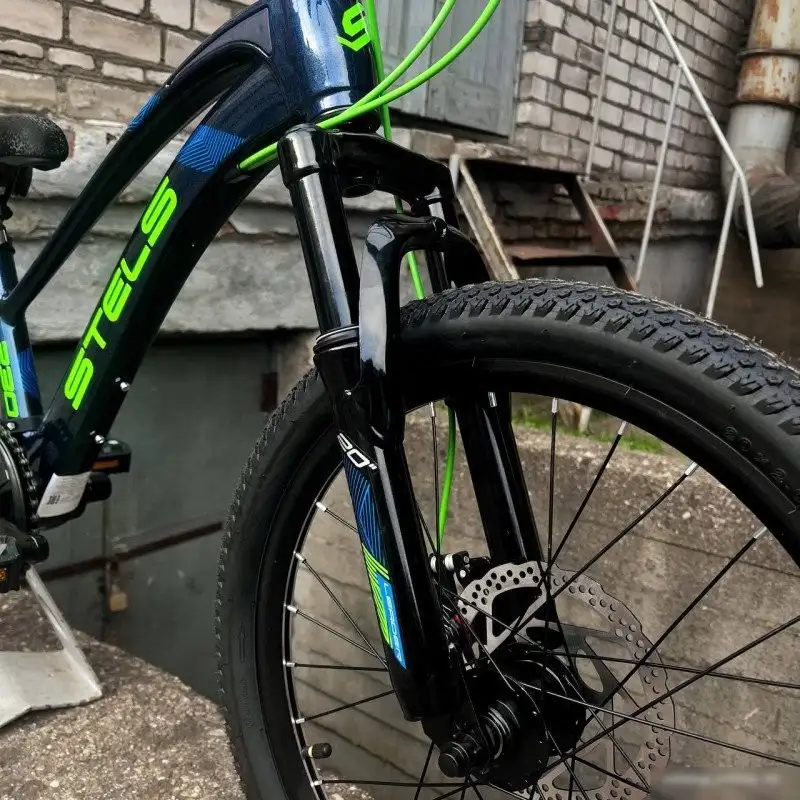 Детский велосипед Stels Leader-230 MD 20 (10.2, темно-синий/черный, разобранный, в коробке) – фото товара