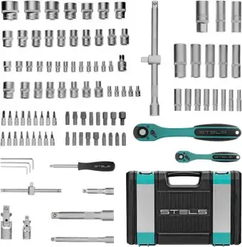 Универсальный набор инструментов Stels 14122 (109 предметов) – изображение в каталоге