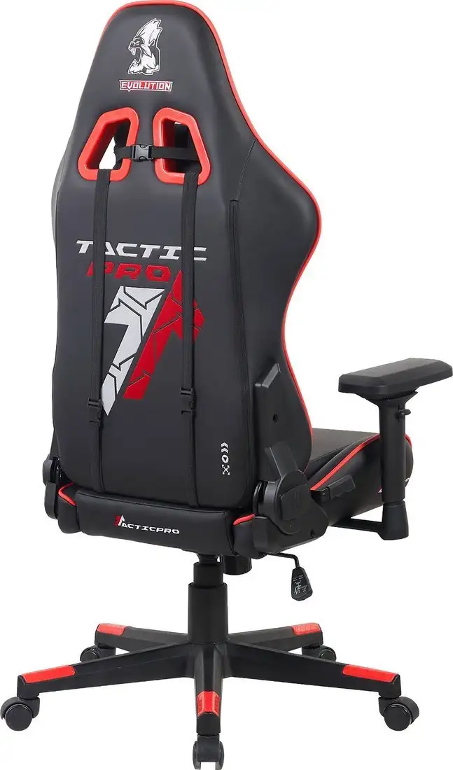 Игровое (геймерское) кресло Evolution Tactic PRO Special edition D1 (черный/серый/красный) – фото товара