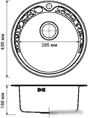 Кухонная мойка Omoikiri Tovada 49-1-IN (4993006) - фото товара