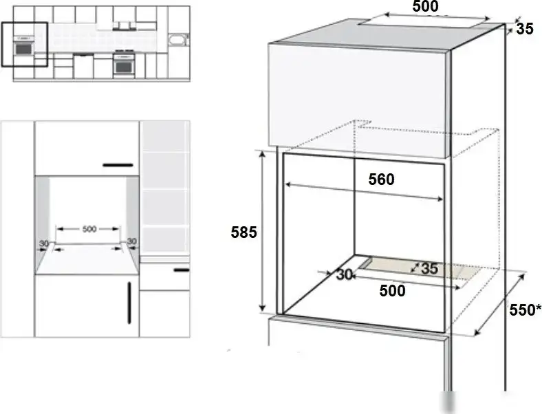 Электрический духовой шкаф Schtoff CME 8006 BK - фото товара