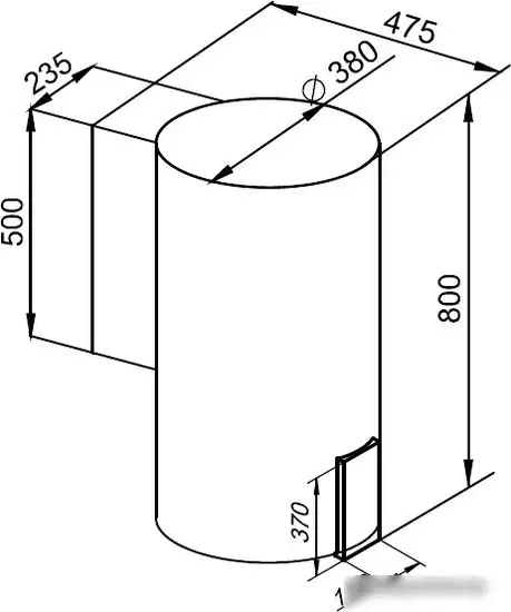 Кухонная вытяжка KUPPERSBERG WL-Motuba X - фото товара