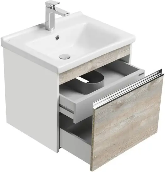 Акватон Тумба под умывальник Капри 60 1A230101KPDA0 (бетон пайн) – фото товара
