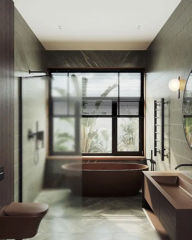 Душевая стенка MaybahGlass 195х99 MGD-1357-6ш (сатин/черный) - фото товара