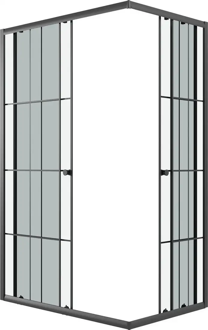 Душевой уголок Niagara Eco NG-1012-14QKL 120x80x190 (черный/стекло клетка) - фото товара