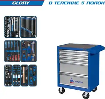 Универсальный набор инструментов King Tony Glory 934-152AMB (152 предмета) – изображение в каталоге