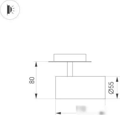 Спот Arlight LGD-Lumos-R55-9W Warm3000 034148 – фото товара