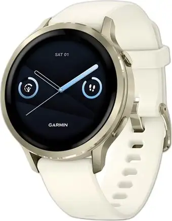 Умные часы Garmin Venu 4 41 мм (золотистый/слоновая кость) – изображение в каталоге