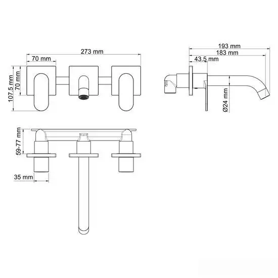 Смеситель Wasserkraft Elbe 7445 - фото товара