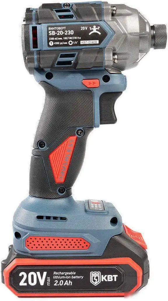 Винтоверт КВТ SB-20-230 (с 2-мя АКБ, кейс) – фото товара