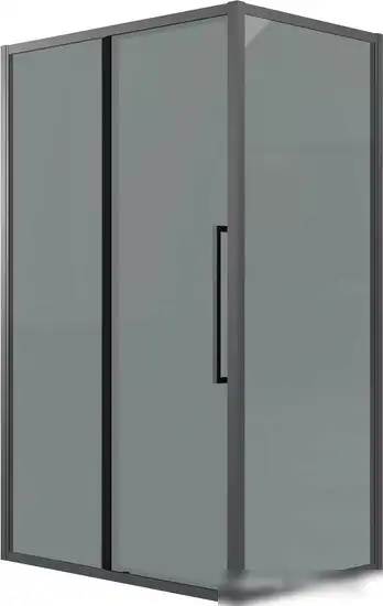 Душевой уголок Grossman Cosmo 110x90x195 120.K33.02.1190.21.10 (черный матовый/тонированное стекло)