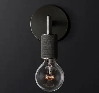 Бра ImperiumLoft Rh utilitaire single sconce black 44.552 123284-22 – изображение в каталоге