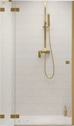 Душевая дверь Radaway Essenza Pro Brushed Gold DWJ 100/L 10099100-99-01L