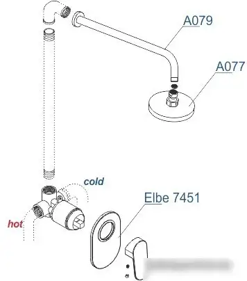 Душевая система Wasserkraft A12777 - фото товара