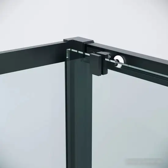 Душевая стенка Grossman Cosmo 90x195 200.K33.02.90.21.00 (черный матовый/стекло прозрачное) - фото товара