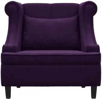 Интерьерное кресло Brioli Людвиг (В40/фиолетовый) – изображение в каталоге