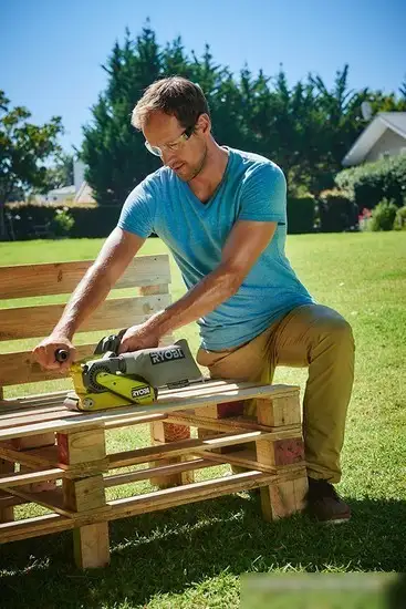 Ленточная шлифмашина Ryobi R18BS-0 [5133002916] – фото товара