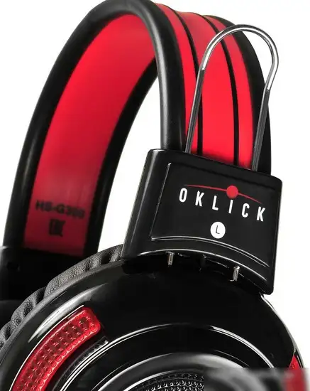 Наушники Oklick HS-G300 Armageddon (черный/красный) – фото товара