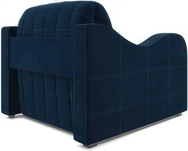 Кресло-кровать Мебель-АРС Барон №4 (велюр, темно-синий Luna 034)